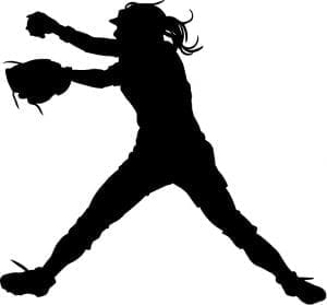 Softball - Decals and Magnets