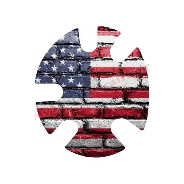 Brick Wall American Flag - Headgear Wrap (Set of 2 or Mix & Match)