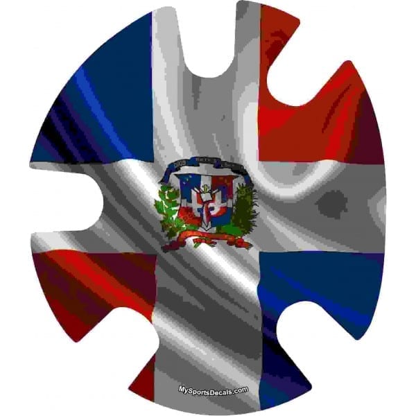 Dominican Flag – Headgear Wrap