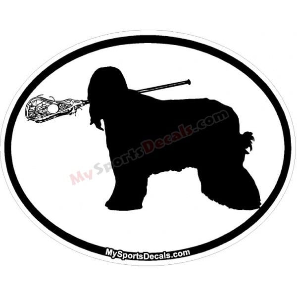Afghan - Pet Lacrosse Oval Decal and Magnets