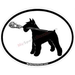 Snauchzer - Pet Lacrosse Oval Decal and Magnets