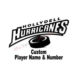 Hollydell Hurricanes - Ice Hockey Custom Cut Decals