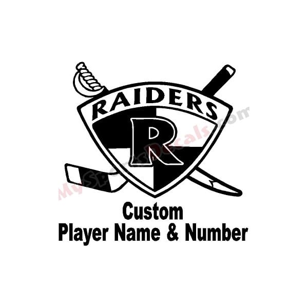 Raiders - Ice Hockey Custom Cut Decals