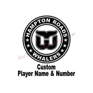 Hampton Roads Whalers - Ice Hockey Custom Cut Decals