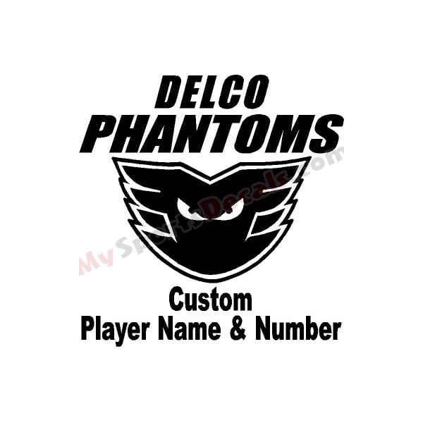 Delco Phantoms - Ice Hockey Custom Cut Decals