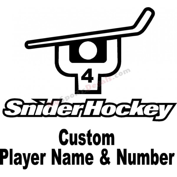 Snider Hockey - Ice Hockey Custom Cut Decals