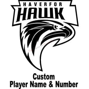 Haverfor Hawks - Ice Hockey Custom Cut Decals