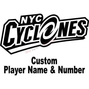 NYC Cyclones - Ice Hockey Custom Cut Decals