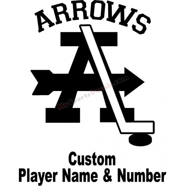 Arrows - Ice Hockey Custom Cut Decals