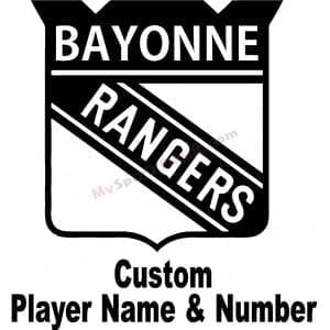 Bayonne Rangers - Ice Hockey Custom Cut Decals
