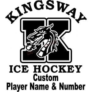 Kingsway - Ice Hockey Custom Cut Decals